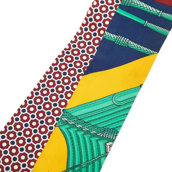 Hermes CLIC CLAC MODERN CANNAGE Silk Scarf